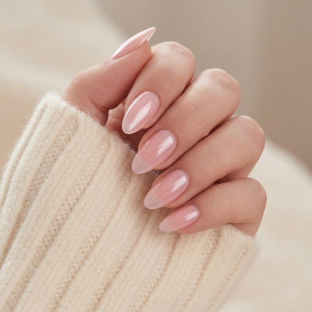 Pinkie Pearl press-on nagels