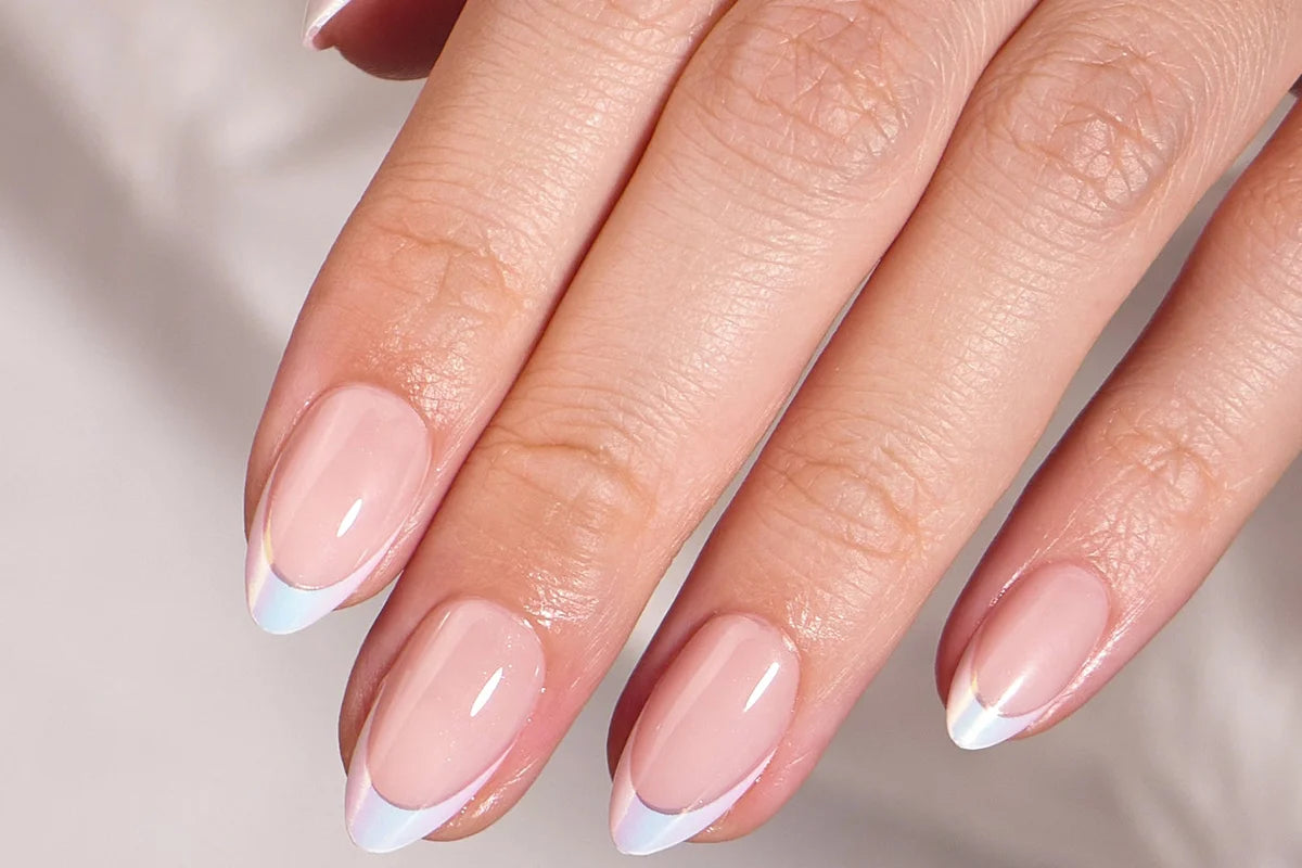 Press-on nagels in een trendy ontwerp