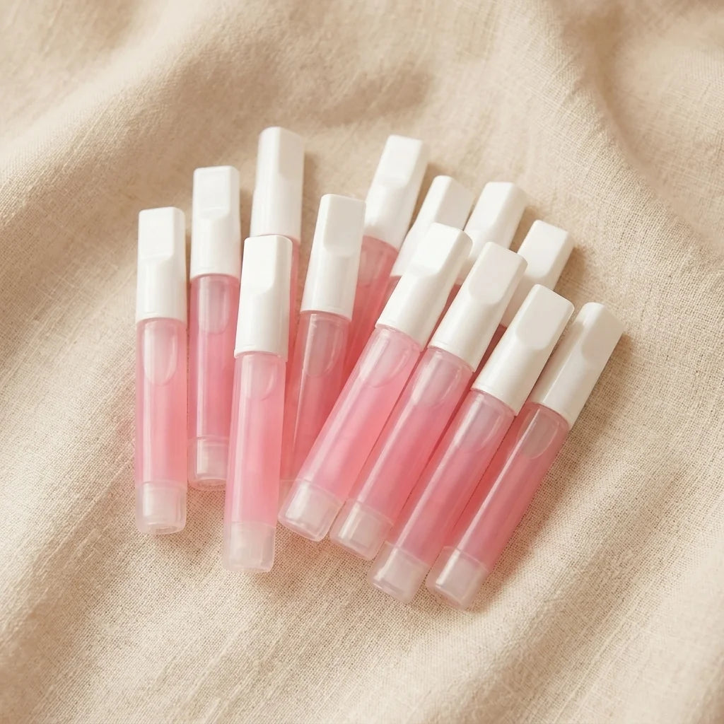 Glow Glue 10-pack – groep roze vloeibare nagellijm voor press-on nagels